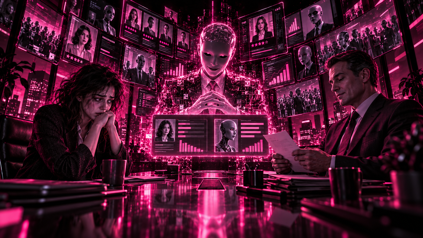The AI Didn’t Take Your Job. It Sat In on Your Salary Review.